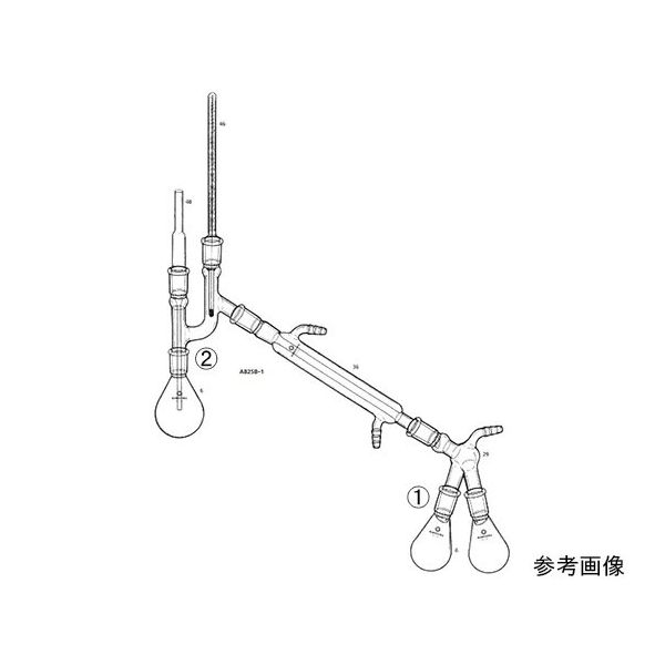 桐山製作所 減圧蒸留装置 AB25B-1-1 1セット 64-1060-59（直送品）