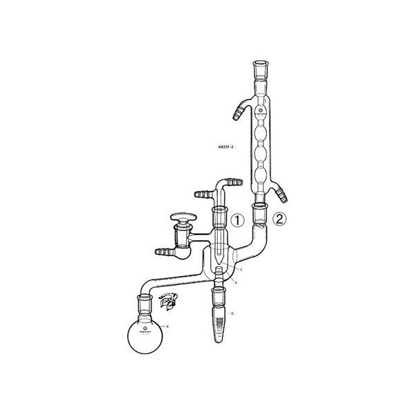 桐山製作所 ミクロ分子蒸留装置 AB25F-2-1 1セット 64-1060-78（直送品） - アスクル