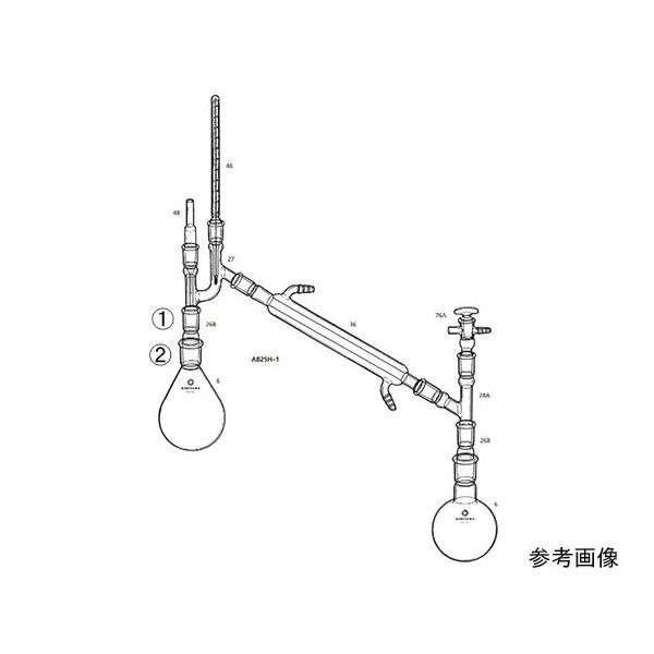 桐山製作所 減圧蒸留装置 AB25H-1-5 1セット 64-1060-88（直送品）