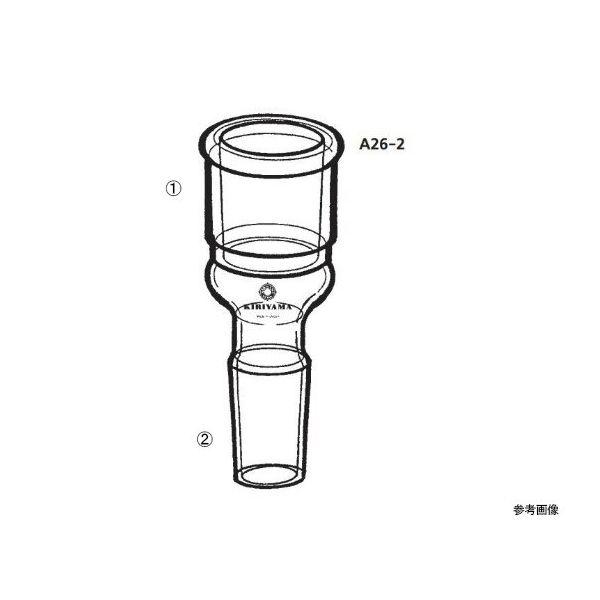 桐山製作所 縮小アブザッツ A26-2-1 1個 64-1061-16（直送品）