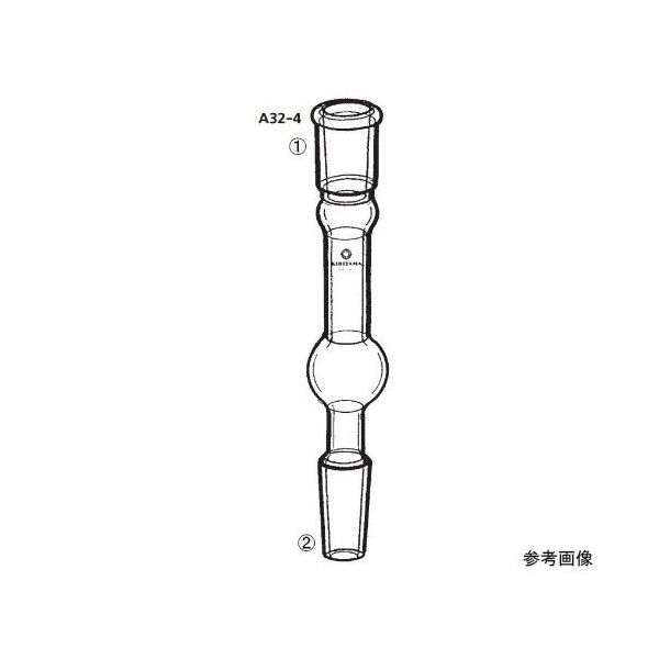 桐山製作所 カルシウム管(直管) A32-4-2 1個 64-1061-87（直送品）