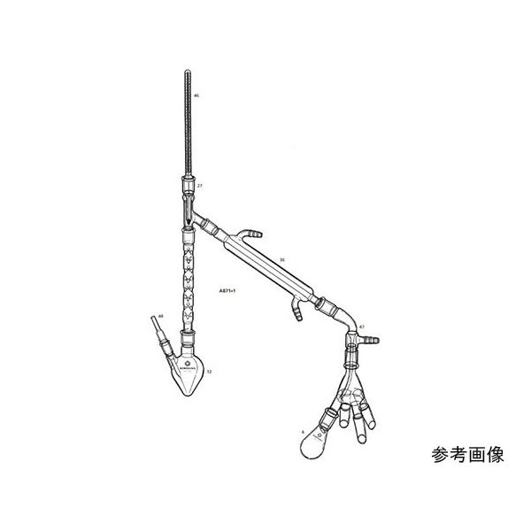 桐山製作所 ビグロー分留装置 AB71-1-1 1セット 64-1065-16（直送品）