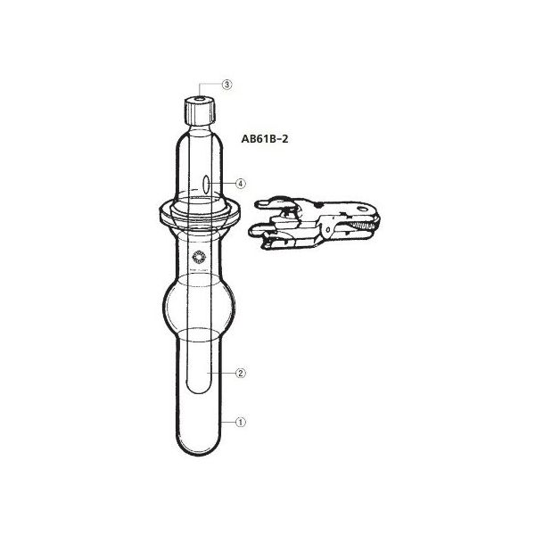桐山製作所 ジアゾメタン発生装置 MNNG133mg型 AB61B-2-1 1セット 64-1064-22（直送品）
