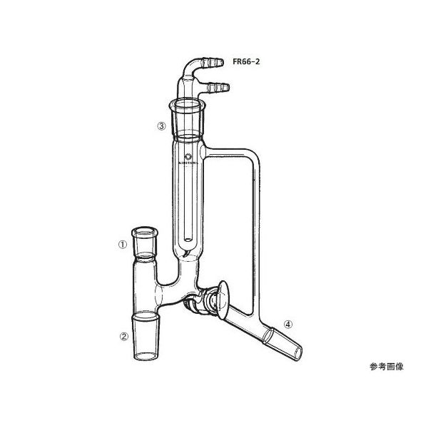 桐山製作所 分留ヘッド FR66-2-1 1個 64-1064-79（直送品）