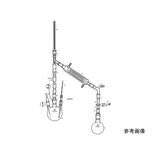 桐山製作所 シュナイダー分留装置 AB70B-2-3 1セット 64-1065-07（直送品）