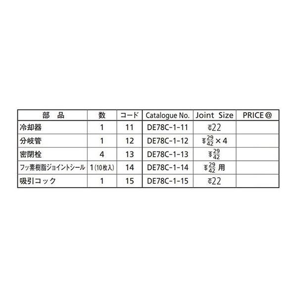 桐山製作所 フッ素樹脂ジョイントシール DE78C-1-14 1個(10枚) 64-1067-36（直送品）