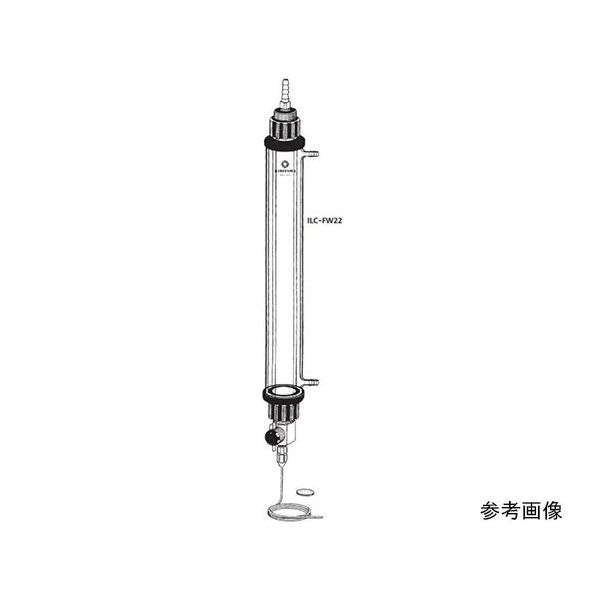 桐山製作所 ジャケット付フラッシュカラム 耐圧1.96MPa以内 ILC-FW22-1450 1個 64-1071-29（直送品）