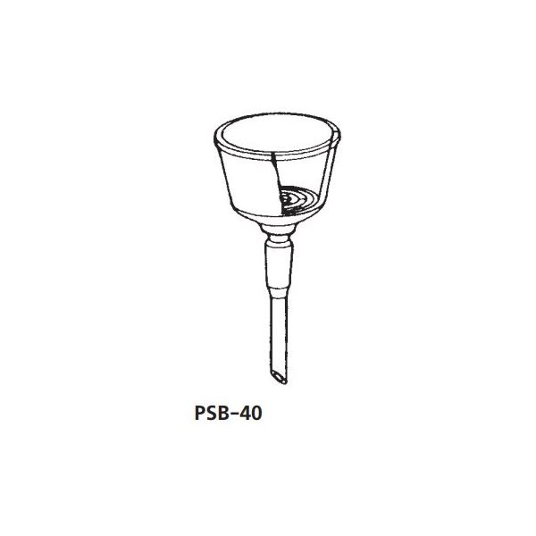 桐山製作所 ポリエチレン（PE）製桐山ロートR PSB-40 1個 64-1075-11（直送品）
