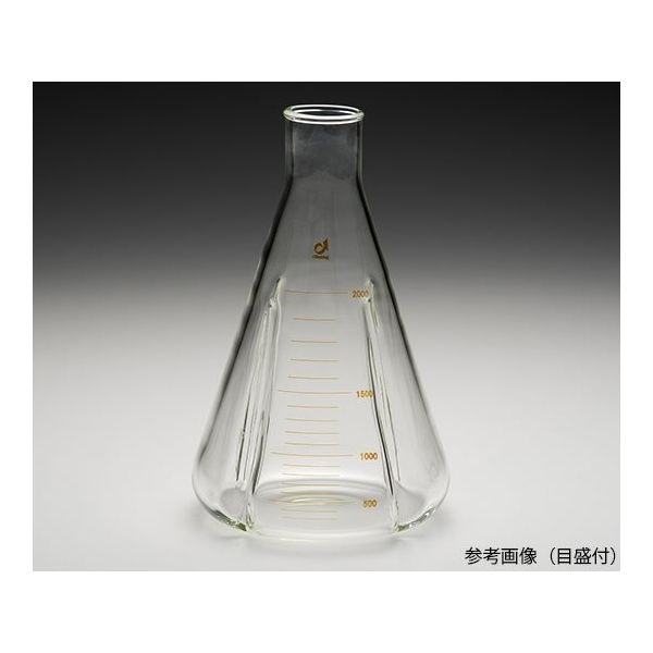 クライミング 攪拌三角フラスコ(目盛なし) 3000mL CL0130-05-10 1個 64-1165-57（直送品）