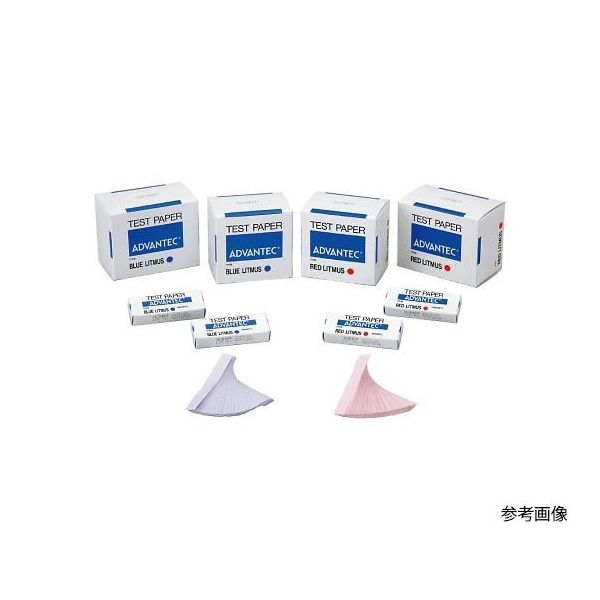 アドバンテック東洋 リトマス試験紙 紙箱入り(赤) 500枚入 07020110 1箱(500枚) 64-1183-38（直送品）