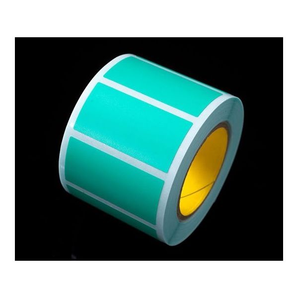 アイシス パステルカラーラベル ロールタイプ パステルグリーン MPCL1530RG 1巻(330枚) 64-2326-34（直送品）