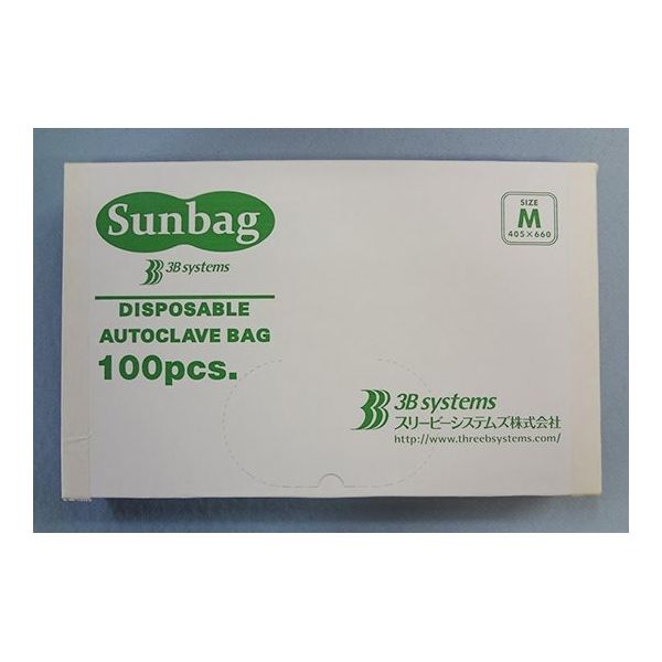 スリービーシステムズ オートクレーブ廃棄用バッグ サンバッグ M SB003 1パック(1000枚) 64-3246-35（直送品）