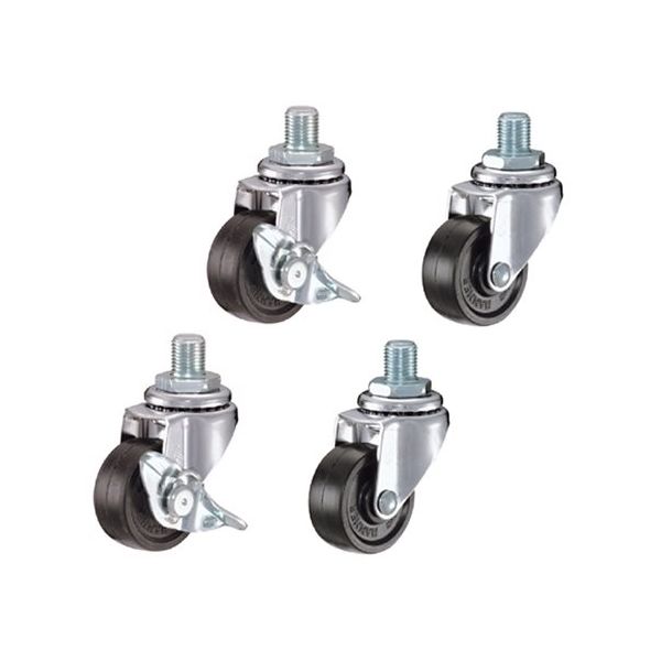東洋リビング オートクリーンドライ用 ワイドシリーズ専用キャスター BR OP-AD-C(W)-BR 1セット(4個) 64-3279-89（直送品）