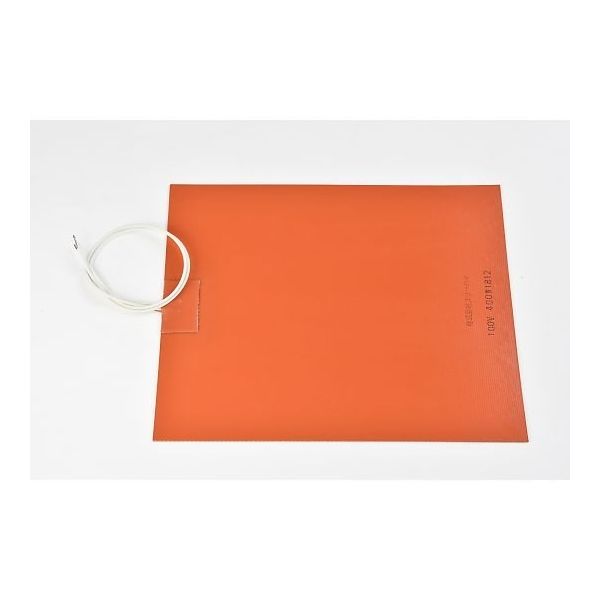 スリーハイ シリコンラバーヒーター100V 400W 200mm×250mm リード線300mm SR100-400-200-250 1枚（直送品）