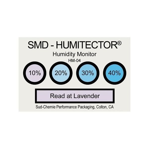 DESCO JAPAN 湿度表示カード 相対湿度 リバーシブル 13870 1セット(100枚) 64-2946-86（直送品）