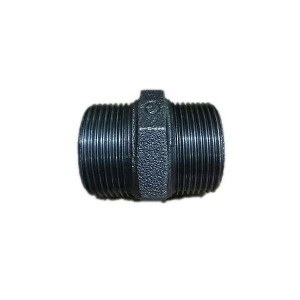 リケン 黒 角ニップル RCF-HXNI_6A 1個 64-3294-24（直送品）