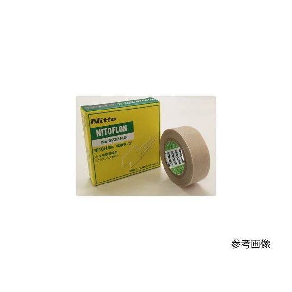 日東電工 ニトフロン粘着テープ 0.13mm×38mm×10m No.973ZR-S 1巻 63-7292-90（直送品）
