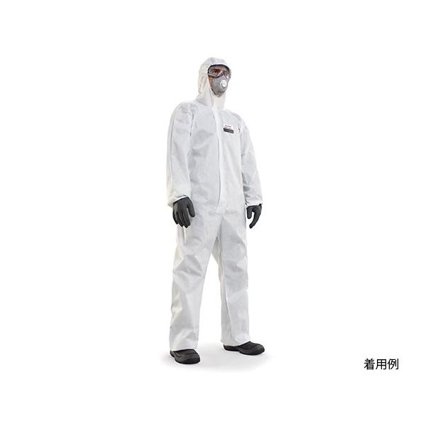 ハネウェル 防護服 ミューテックス・ライト・プラス(耐油耐水タイプ) ホワイト M 4500501 1箱(25着) 63-9660-50（直送品）
