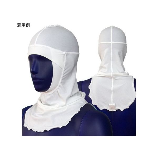 シゲモリ オールニット ケープ Ver.2 ホワイト L ET7670V2-01 1組(10枚) 63-2583-86（直送品）