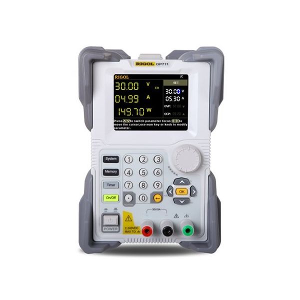 リゴルジャパン プログラマブル直流電源(150W・1ch・30V/5A) DP711 1台 63-3399-18（直送品）