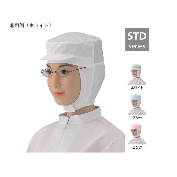 シゲモリ フードA ケープ無 薄地 マスク掛付 グリーン L EH3138-12 1個 63-2586-13（直送品）