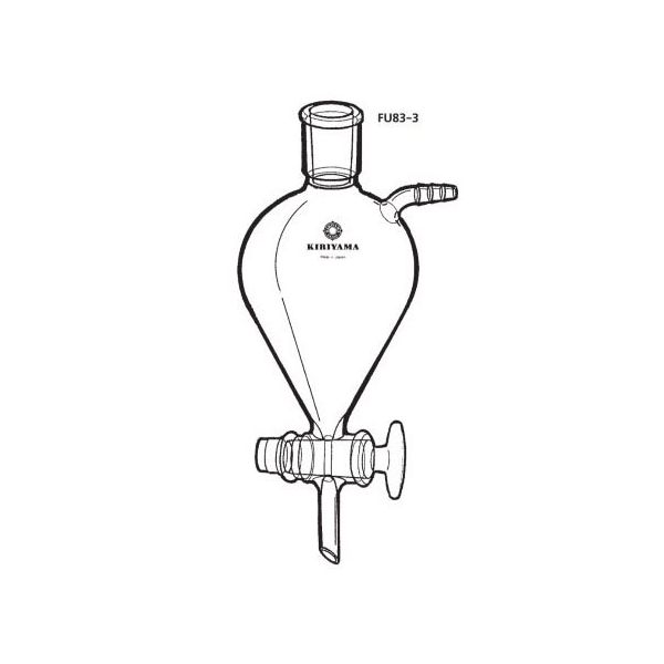 桐山製作所 受分液ロート1L FU83-3-1 1個 63-6523-65（直送品）