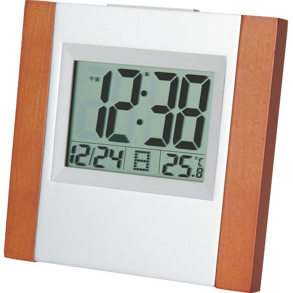 【ギフト包装・2個セット】　アデッソ　ウッド電波時計　22-0290-016　（直送品）