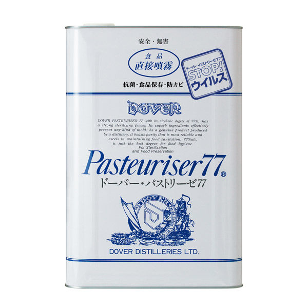 パストリーゼ77 一斗缶 15kg缶（17.2L） ドーバー洋酒貿易 1個（直送品）