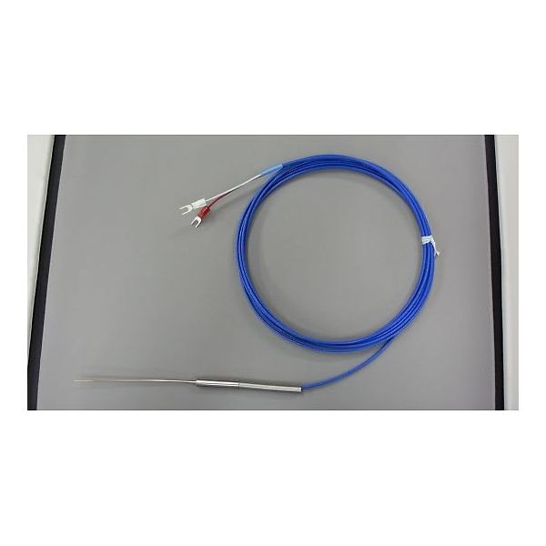 スリーハイ 温度センサー【熱電対K】シースタイプ(クラス2 ガラス被覆3.0m)SUSシースφ1.6:100mm TH-8163 1本（直送品）