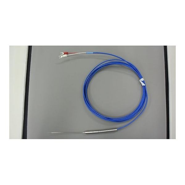 スリーハイ 温度センサー【熱電対K】シースタイプ(クラス2 ガラス被覆3.0m)SUSシースφ10:100mm TH-8196 1本（直送品）
