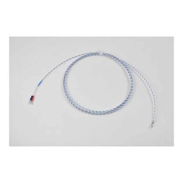 温度センサー【熱電対K】デュープレックス(先端溶接)タイプ(クラス2 ガラス被覆)ー先端に丸端子付ー TH-8294-20-M 1本（直送品）