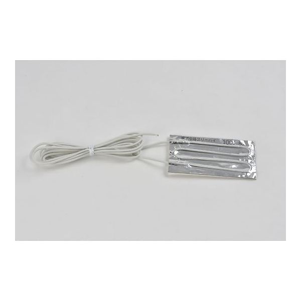 スリーハイ アルミ箔ヒーター100V 8W 50mm×100mm リード線1m AL100-8-50-100 1枚 64-3426-92（直送品）