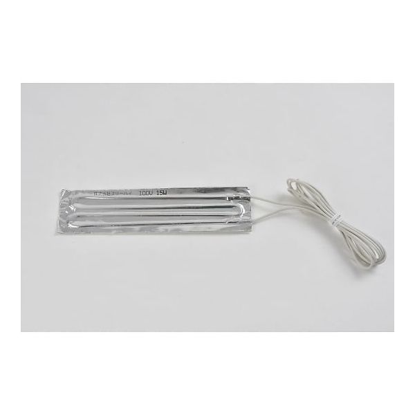 スリーハイ アルミ箔ヒーター100V 15W 50mm×200mm リード線1m AL100-15-50-200 1枚 64-3426-93（直送品）