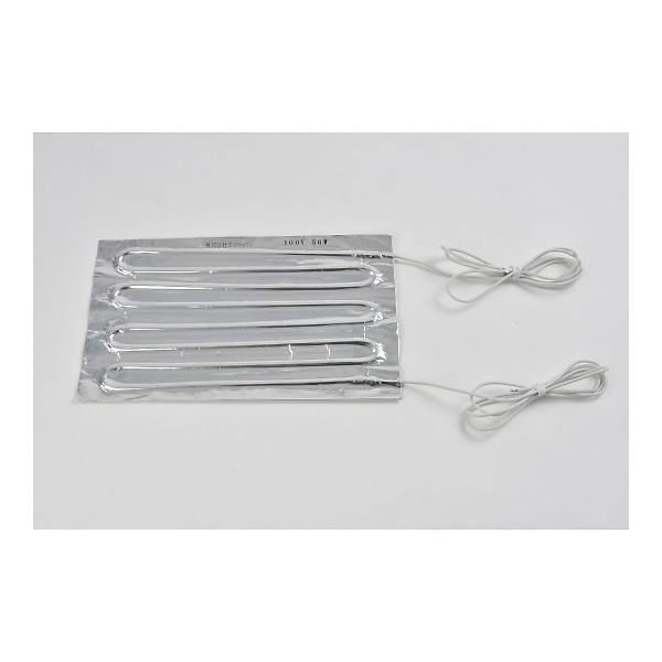 スリーハイ アルミ箔ヒーター100V 56W 150mm×250mm リード線1m AL100-56-150-250 1枚（直送品）