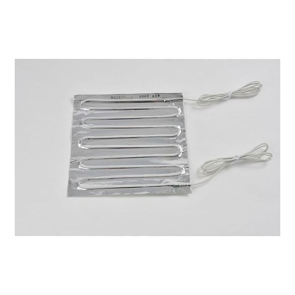 スリーハイ アルミ箔ヒーター100V 60W 200mm×200mm リード線1m AL100-60-200-200 1枚（直送品）