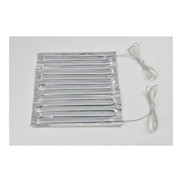スリーハイ アルミ箔ヒーター100V 94W 250mm×250mm リード線1m AL100-94-250-250 1枚（直送品）