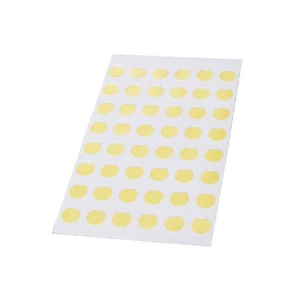 サンプラテック 耐寒ドットラベル クリアイエロー 48ラベル×20シート 27330 1組 64-3679-99（直送品）