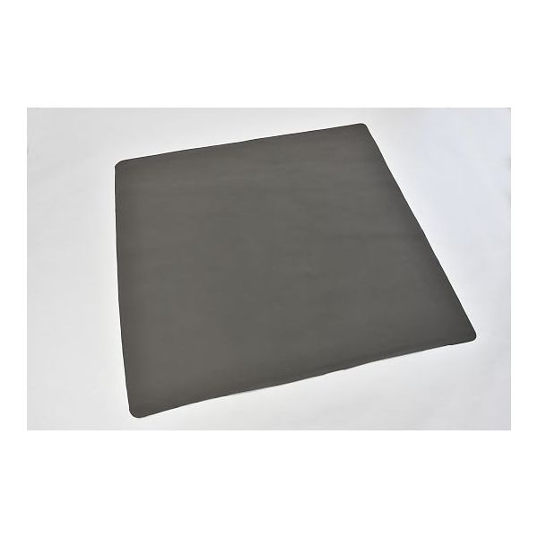 難燃シリコンスポンジシート 1000mm×1000mm ダークグレー（V-0適合） 耐熱200℃