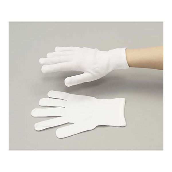 アズワン ナイロン手袋(シリコンフリー) 中厚手タイプ 1双入 64-3726-58 1双（直送品）