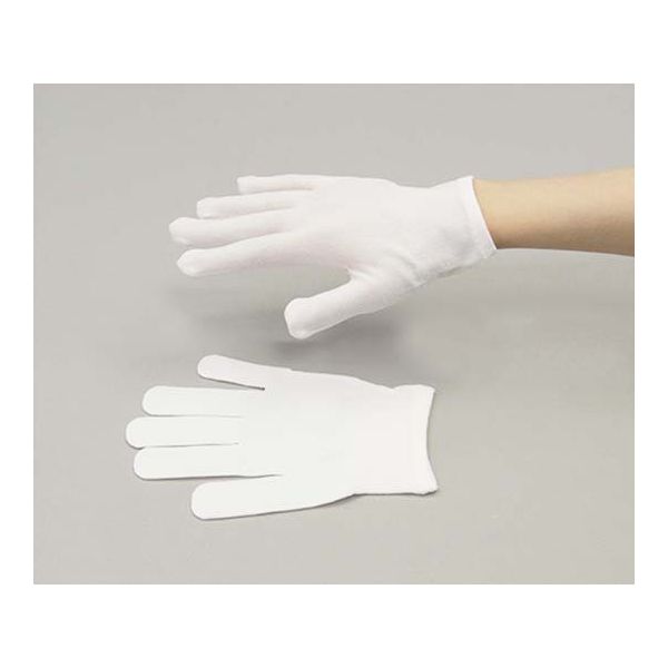 アズワン ナイロン手袋(シリコンフリー) 薄手タイプ 1双入 64-3726-60 1双（直送品）