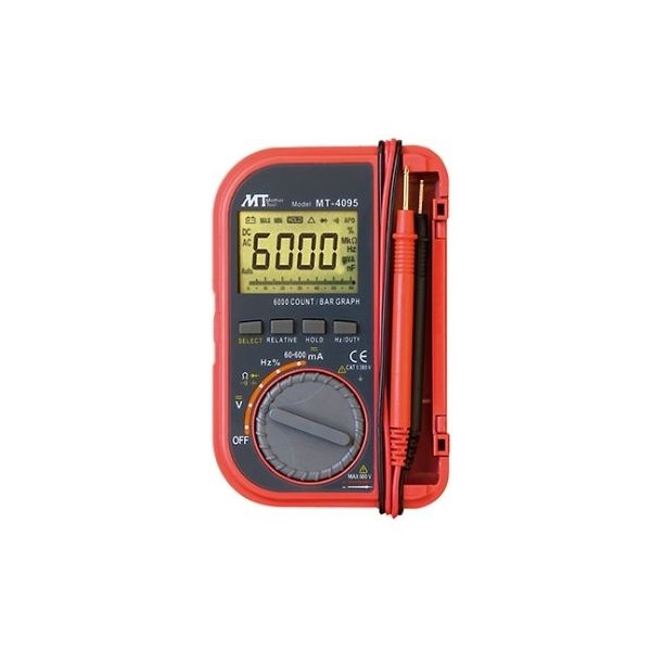 マザーツール ポケット型デジタルマルチメーター 校正証明書付 MT-4095(KOUSEI) 1個 64-3729-11（直送品）