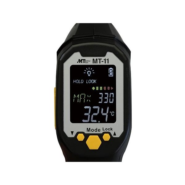 マザーツール マイクロSD対応非接触放射温度計 校正証明書付 MT-11(KOUSEI) 1個 64-3729-34（直送品）