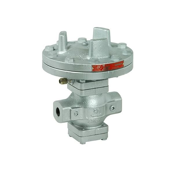 ヨシタケ FCD/SUS空気操作形直動式減圧弁 ネジ込・高圧蒸気 GDK-2000-40A 1個 64-3820-82（直送品）