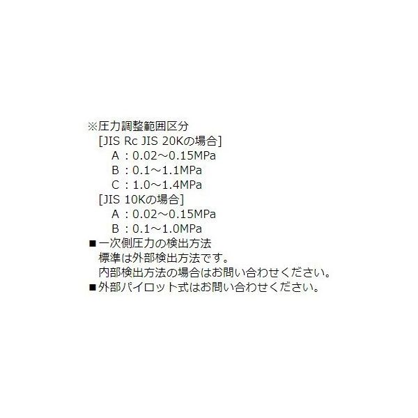 ヨシタケ（YOSHITAKE） FCD/SUS一次圧力調整弁 フランジ・蒸気 GPR-2000-F-15A 1個 64-3834-72（直送品）
