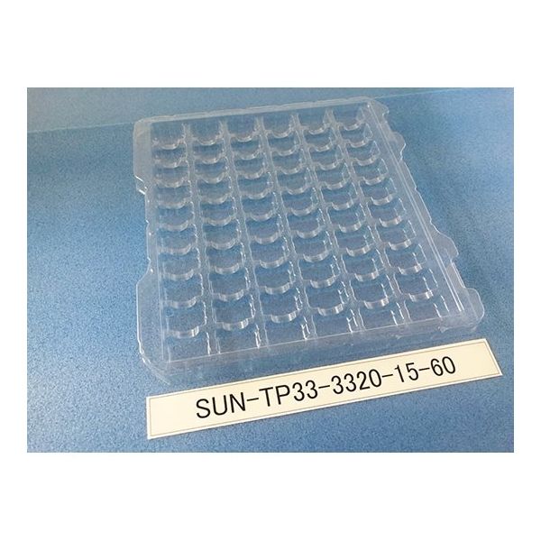 サンナイス 部品トレー(段トレ) SUN-TP33-3320-15-60 1箱(100枚) 64-3878-12（直送品）