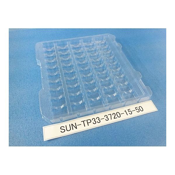 サンナイス 部品トレー(段トレ) SUN-TP33-3720-15-50 1箱(100枚) 64-3878-15（直送品）