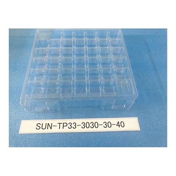 サンナイス 部品トレー(段トレ) SUN-TP33-3030-30-40 1箱(100枚) 64-3878-19（直送品）