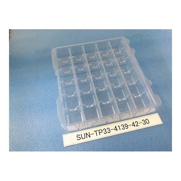サンナイス 部品トレー(段トレ) SUN-TP33-4139-42-30 1箱(100枚) 64-3878-23（直送品）