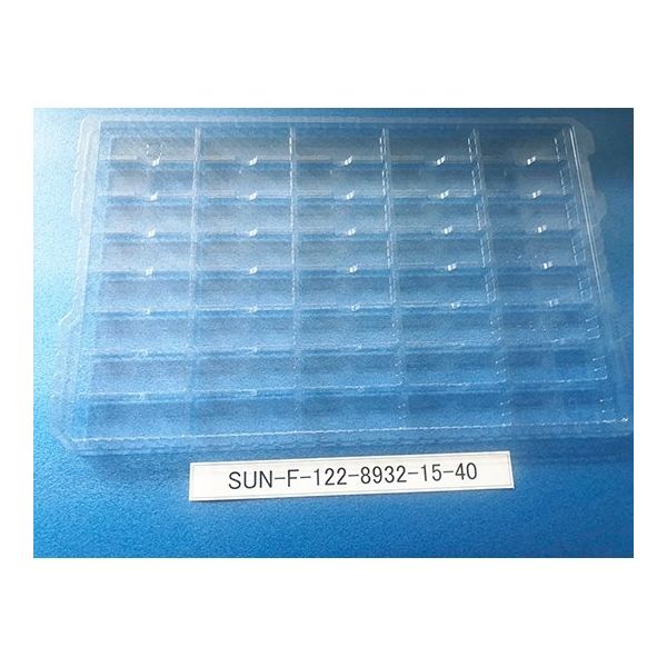 サンナイス 部品トレー(段トレ) SUN-F122-8932-15-40 1箱(100枚) 64-3878-65（直送品）