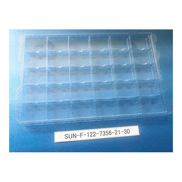 サンナイス 部品トレー(段トレ) SUN-F122-7356-21-30 1箱(100枚) 64-3878-67（直送品）